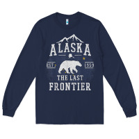 Alaska The Last Frontier Shirt   Adventure Alaskan Home Gift T Shirt Long Sleeve Tee | Teevron