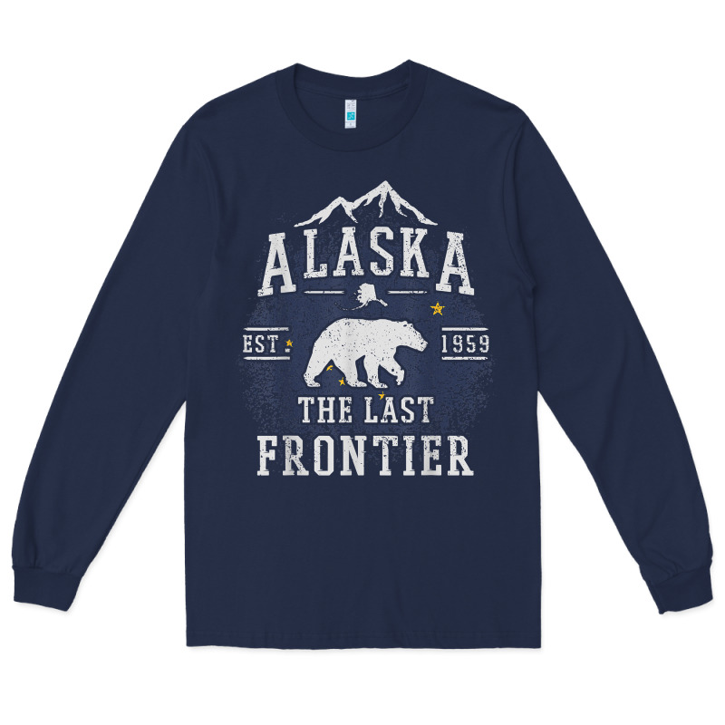 Alaska The Last Frontier Shirt   Adventure Alaskan Home Gift T Shirt Long Sleeve Tee by lanVoArt | Teevron