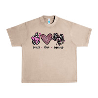 French Oak peace love racing Urban Heavy Tee - JahusDesignShop