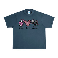 Midnight Navy peace love racing Urban Heavy Tee - JahusDesignShop