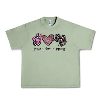 Oil Green peace love racing Urban Heavy Tee - JahusDesignShop