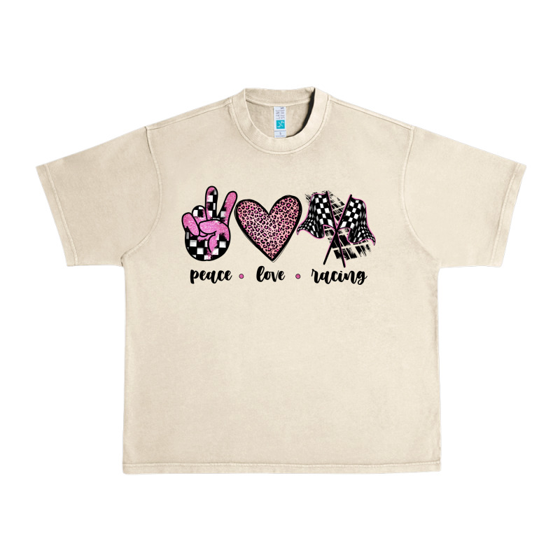 Peace Love Racing Urban Heavy Tee by JahusDesignShop | Teevron