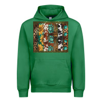 Emerald western patterns brushstroke Urban Hoodie - BarkalooDesign