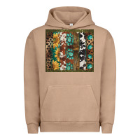 Pigment Burro western patterns brushstroke Urban Hoodie - BarkalooDesign