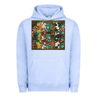 Pigment Grape Ice western patterns brushstroke Urban Hoodie - BarkalooDesign
