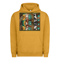 Pigment Peanut Butter western patterns brushstroke Urban Hoodie - BarkalooDesign
