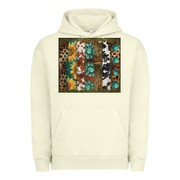 Pigment Pistachio western patterns brushstroke Urban Hoodie - BarkalooDesign
