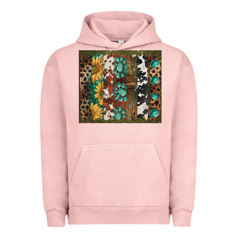 Western Patterns Brushstroke Urban Hoodie by BarkalooDesign | Teevron