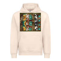 Sandshell western patterns brushstroke Urban Hoodie - BarkalooDesign