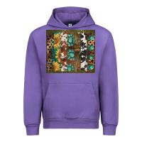 Tulip western patterns brushstroke Urban Hoodie - BarkalooDesign