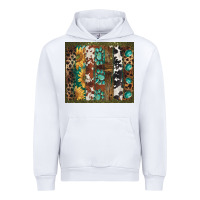 White western patterns brushstroke Urban Hoodie - BarkalooDesign