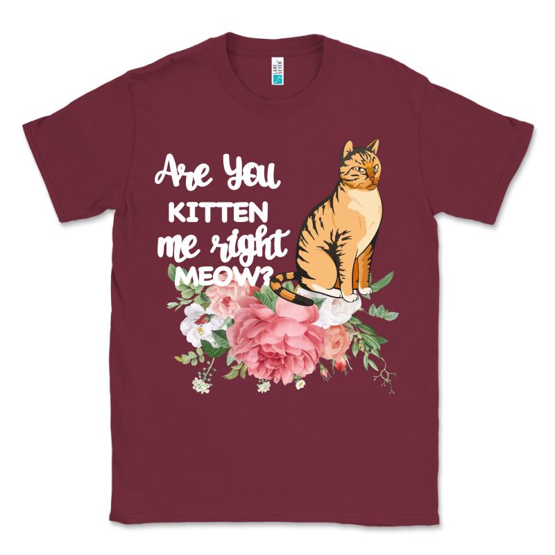 Cat Maine Coon Gift Kidding Kitten Meow Pussycat Classic Tee by Bettercallsaul | Teevron