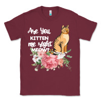Burgundy Cat Maine coon gift kidding kitten meow pussycat Classic Tee - Bettercallsaul