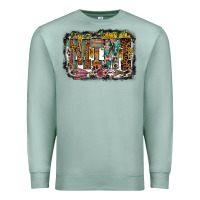 Seafoam mini western Premium Sweatshirt - RacoonDesign