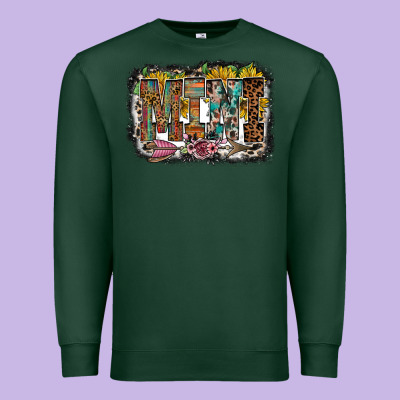 Mini Western Premium Sweatshirt Designed By Racoondesign