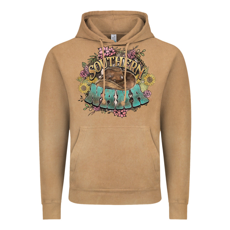 Southern Nana Western Flowers Vintage Hoodie by HowdyJamesFarm | Teevron