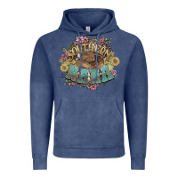 Vintage Denim Southern Nana western flowers Vintage Hoodie - HowdyJamesFarm