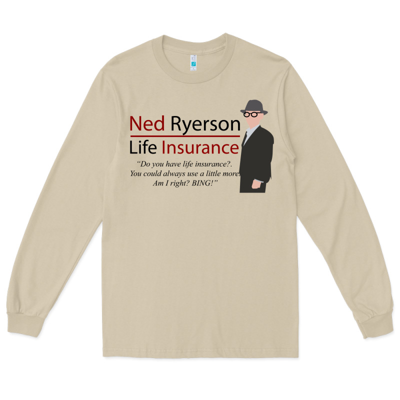 Ned Ryerson Life Insurance. Groundhog Day Long Sleeve Tee by lanVoArt | Teevron