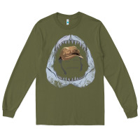 Army Green here's to swimmin' with bow legged women. Long Sleeve Tee - lanVoArt