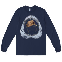 Navy here's to swimmin' with bow legged women. Long Sleeve Tee - lanVoArt