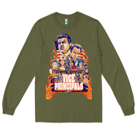Army Green vice principals Long Sleeve Tee - lanVoArt