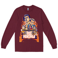 Burgundy vice principals Long Sleeve Tee - lanVoArt