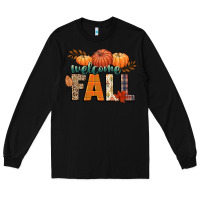 Black welcome fall Long Sleeve Tee - CowGirlArtShop