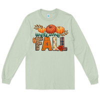 Matcha welcome fall Long Sleeve Tee - CowGirlArtShop
