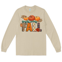 Mushroom welcome fall Long Sleeve Tee - CowGirlArtShop