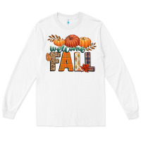 White welcome fall Long Sleeve Tee - CowGirlArtShop