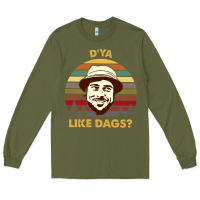 Army Green vintage the snatch d'ya like dags shirt  perfect gift for you and frie Long Sleeve Tee - lanVoArt