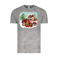 Cloud Rock Christmas gnomes with red truck Vintage Tee - NancyCooperArtShop