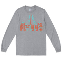 Heather Grey flynns place   tron   1980s Long Sleeve Tee - lanVoArt