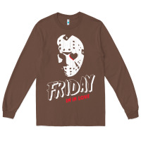 Chestnut friday the 13th friday i'm in love vintage style horror halloween t sh Long Sleeve Tee - lanVoArt