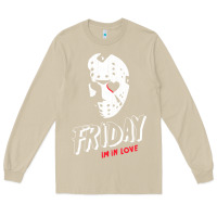Mushroom friday the 13th friday i'm in love vintage style horror halloween t sh Long Sleeve Tee - lanVoArt