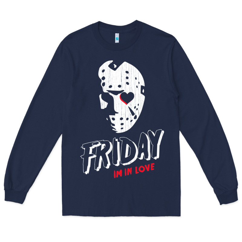 Friday The 13th Friday I'm In Love Vintage Style Horror Halloween T Sh Long Sleeve Tee by lanVoArt | Teevron