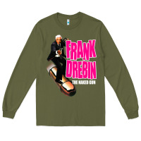 Army Green frank drebin Long Sleeve Tee - lanVoArt
