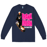 Navy frank drebin Long Sleeve Tee - lanVoArt