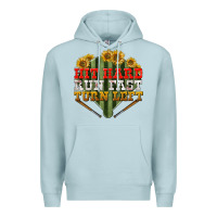 Blue Mist hit hard run fast turn left Premium Hoodie - BundleAndBundleShop