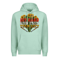 Seafoam hit hard run fast turn left Premium Hoodie - BundleAndBundleShop