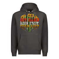 Smoke hit hard run fast turn left Premium Hoodie - BundleAndBundleShop