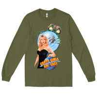 Army Green not of this earth girls are easy mixup Long Sleeve Tee - lanVoArt