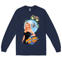 Navy not of this earth girls are easy mixup Long Sleeve Tee - lanVoArt