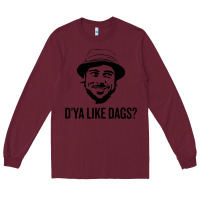 Burgundy snatch   d'ya like dags. Long Sleeve Tee - lanVoArt
