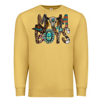 Antique Gold mom of boys Premium Sweatshirt - RacoonDesign