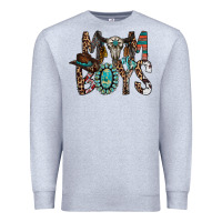 Heather Grey mom of boys Premium Sweatshirt - RacoonDesign