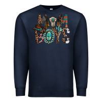 Navy mom of boys Premium Sweatshirt - RacoonDesign