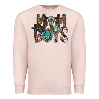 Pale Pink mom of boys Premium Sweatshirt - RacoonDesign