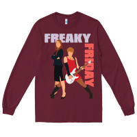 Burgundy lindsay lohan freaky friday Long Sleeve Tee - lanVoArt
