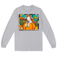 Moon Dust autumn sheep in a pumpkin Long Sleeve Tee - Jasminsmagicworld